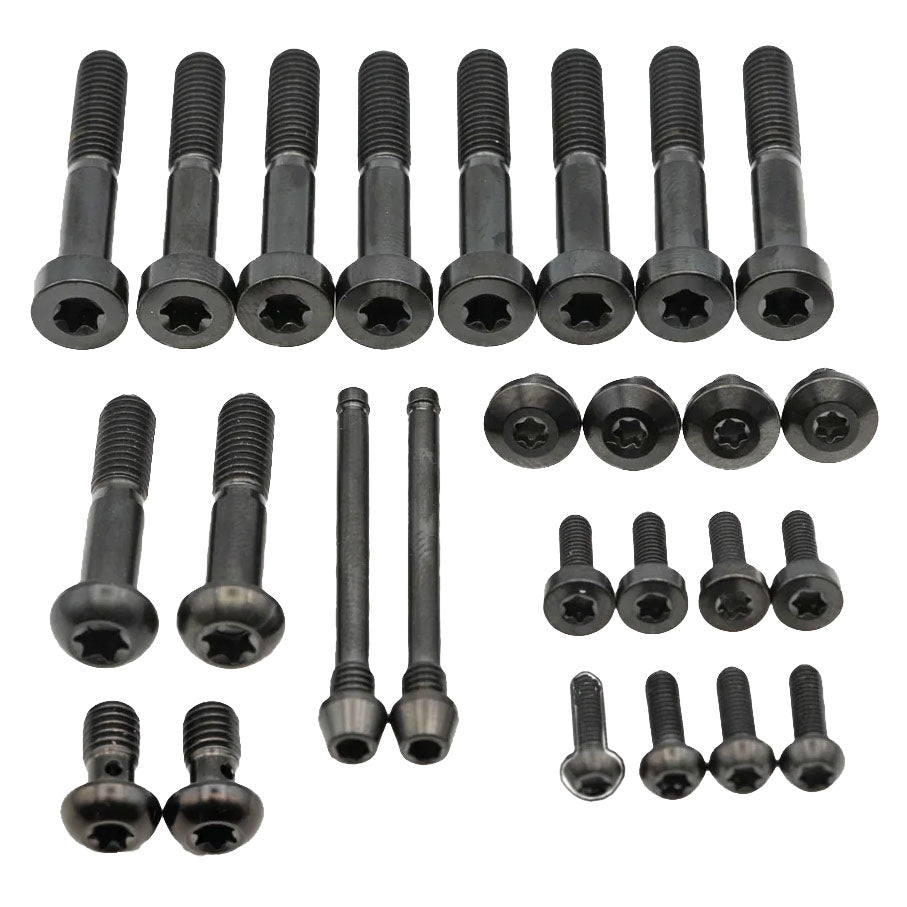 Better Bolts SRAM Maven Ti Brake Bolt Kit, SLV/ULT, Black, 26/Count