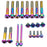 Better Bolts SRAM Maven Ti Brake Bolt Kit, BRZ, Rainbow, 20/Cnt