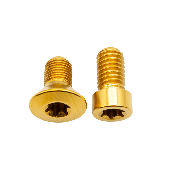 Better Bolts SRAM Matchmaker X Ti Mount Bolts, Gold, 2/Count