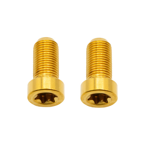 Better Bolts SRAM Matchmaker Pod Bridge Ti Mount Bolts, Gold, 2/Cou