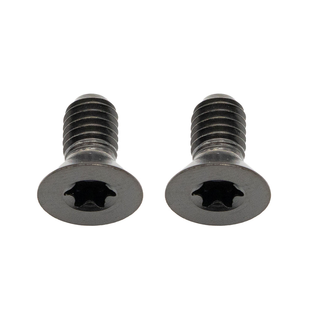Better Bolts Titanium Flat Mount Bolt Kit, 10mm, Black, 2/Count