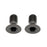 Better Bolts Titanium Flat Mount Bolt Kit, 10mm, Black, 2/Count