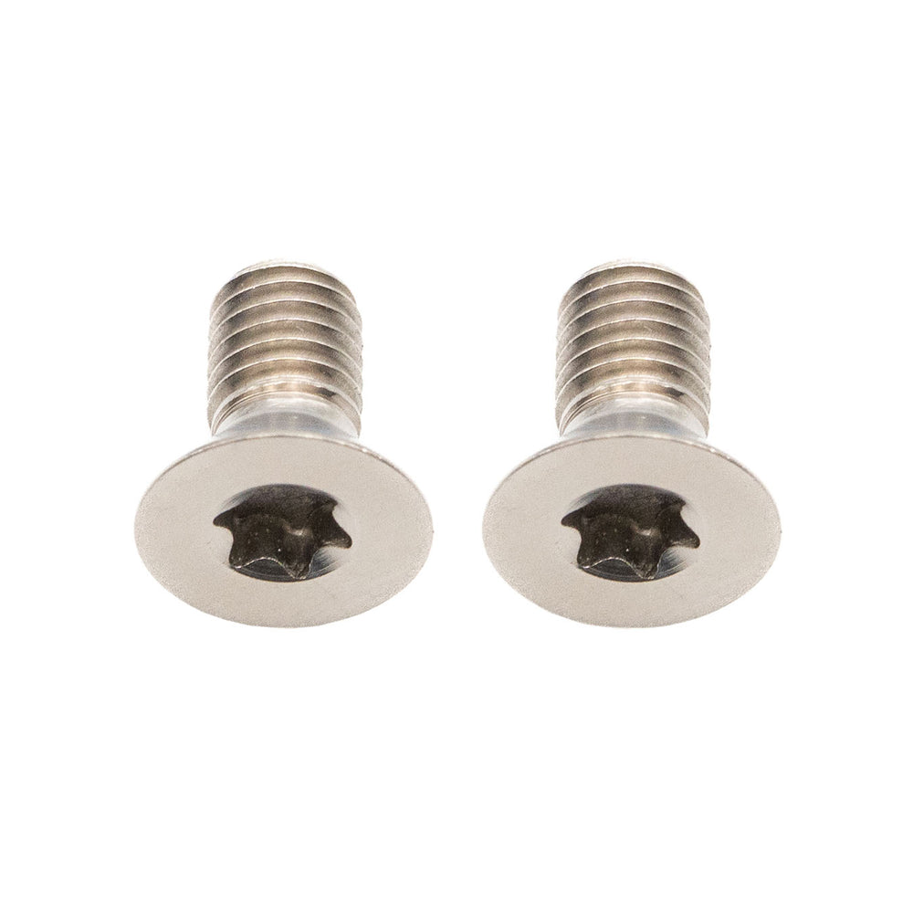 Better Bolts Titanium Flat Mount Bolt Kit, 10mm, Silver, 2/Count