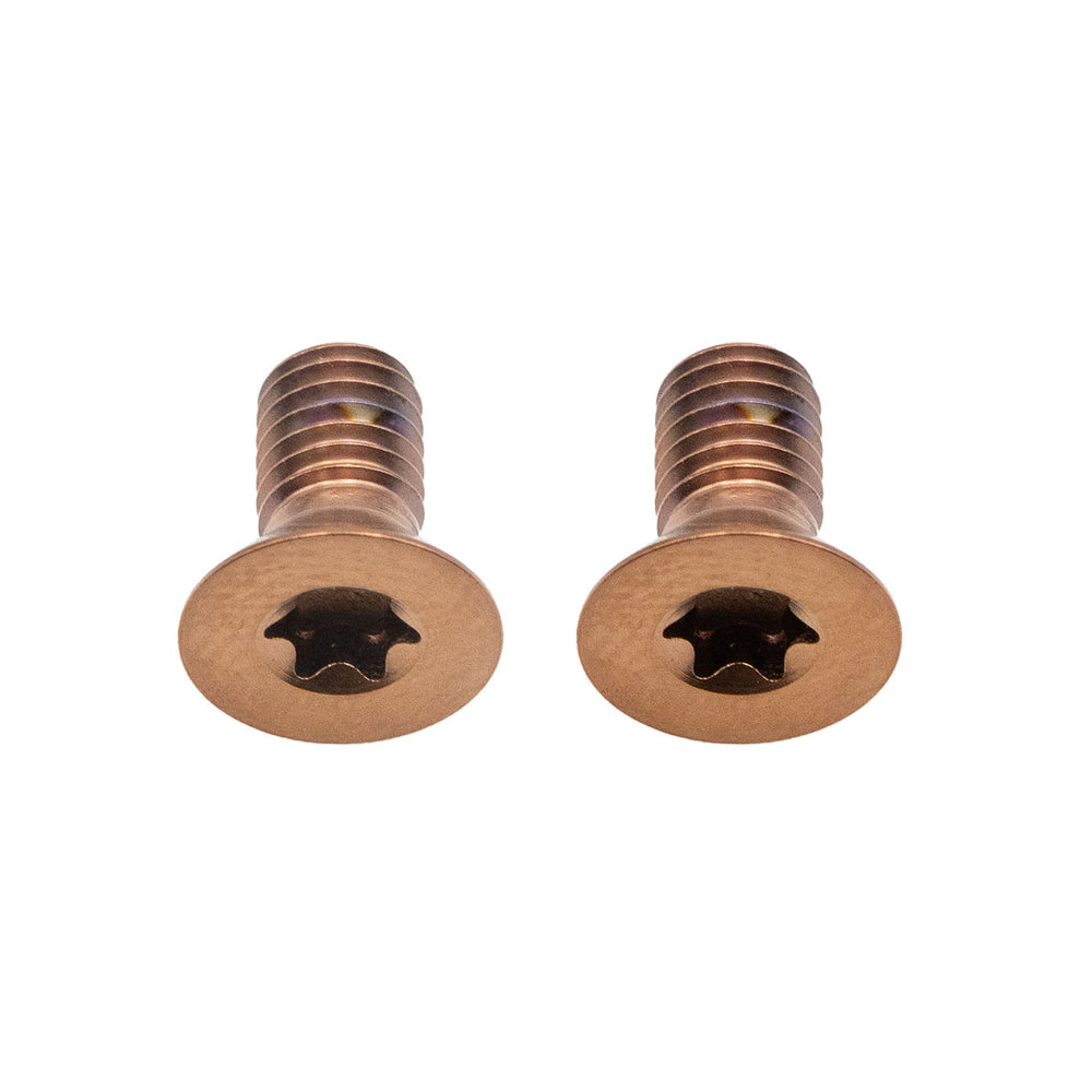 Better Bolts Titanium Flat Mount Bolt Kit, 10mm, Copper, 2/Count