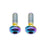 Better Bolts Titanium Flat Mount Bolt Kit, 17mm, Rainbow, 2/Count