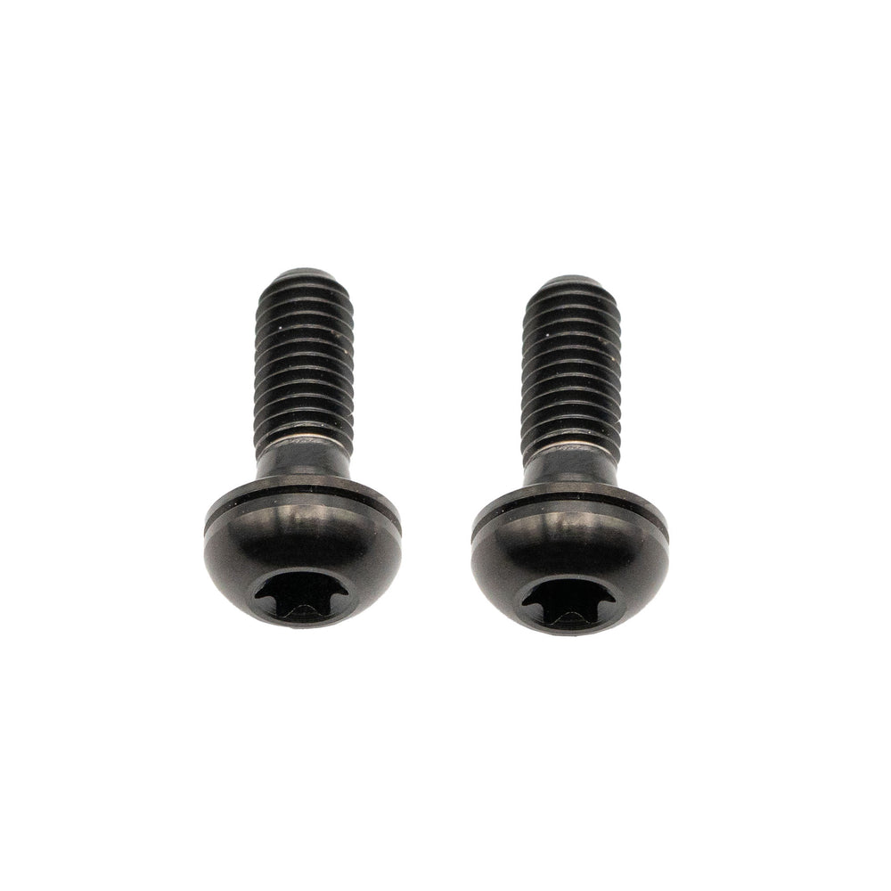 Better Bolts Titanium Flat Mount Bolt Kit, 17mm, Black, 2/Count