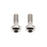 Better Bolts Titanium Flat Mount Bolt Kit, 17mm, Silver, 2/Count