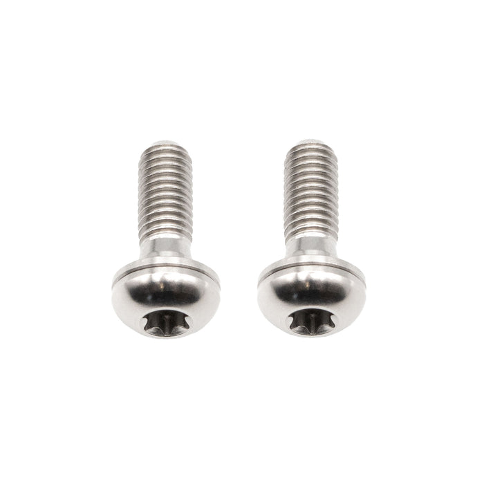 Better Bolts Titanium Flat Mount Bolt Kit, 17mm, Silver, 2/Count