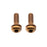 Better Bolts Titanium Flat Mount Bolt Kit, 17mm, Copper, 2/Count