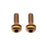 Better Bolts Titanium Flat Mount Bolt Kit, 15mm, Copper, 2/Count
