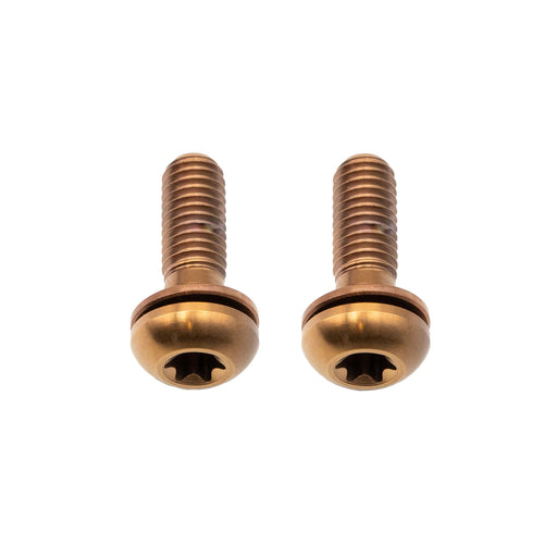 Better Bolts Titanium Flat Mount Bolt Kit, 15mm, Copper, 2/Count