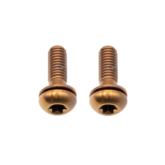 Better Bolts Titanium Flat Mount Bolt Kit, 15mm, Copper, 2/Count