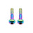 Better Bolts Titanium Flat Mount Bolt Kit, 27mm, Rainbow, 2/Count