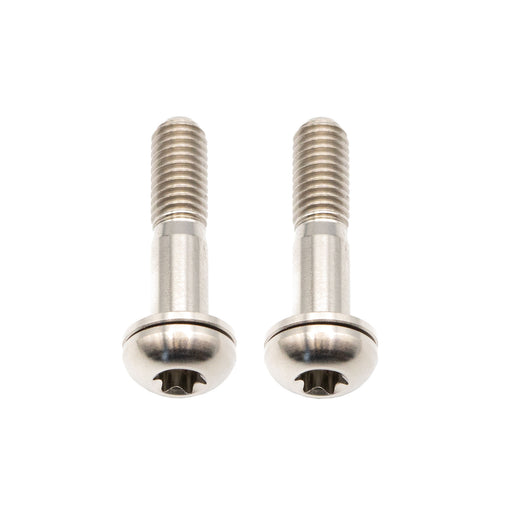 Better Bolts Titanium Flat Mount Bolt Kit, 22mm, Silver, 2/Count