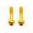 Better Bolts Titanium Flat Mount Bolt Kit, 22mm, Gold, 2/Count