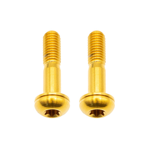 Better Bolts Titanium Flat Mount Bolt Kit, 22mm, Gold, 2/Count