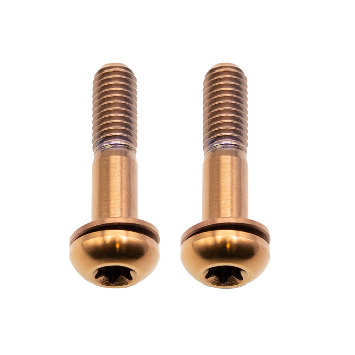 Better Bolts Titanium Flat Mount Bolt Kit, 22mm, Copper, 2/Count