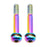Better Bolts Titanium Flat Mount Bolt Kit, 37mm, Rainbow, 2/Count