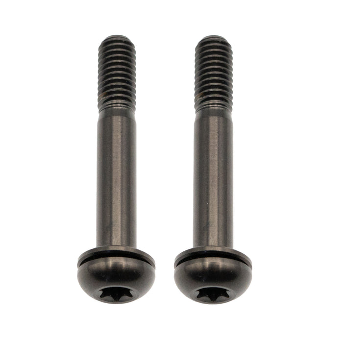 Better Bolts Titanium Flat Mount Bolt Kit, 42mm, Black, 2/Count