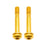 Better Bolts Titanium Flat Mount Bolt Kit, 42mm, Gold, 2/Count