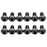Better Bolts Titanium Buttonhead Rotor Bolt Kit, Black, 12/Count