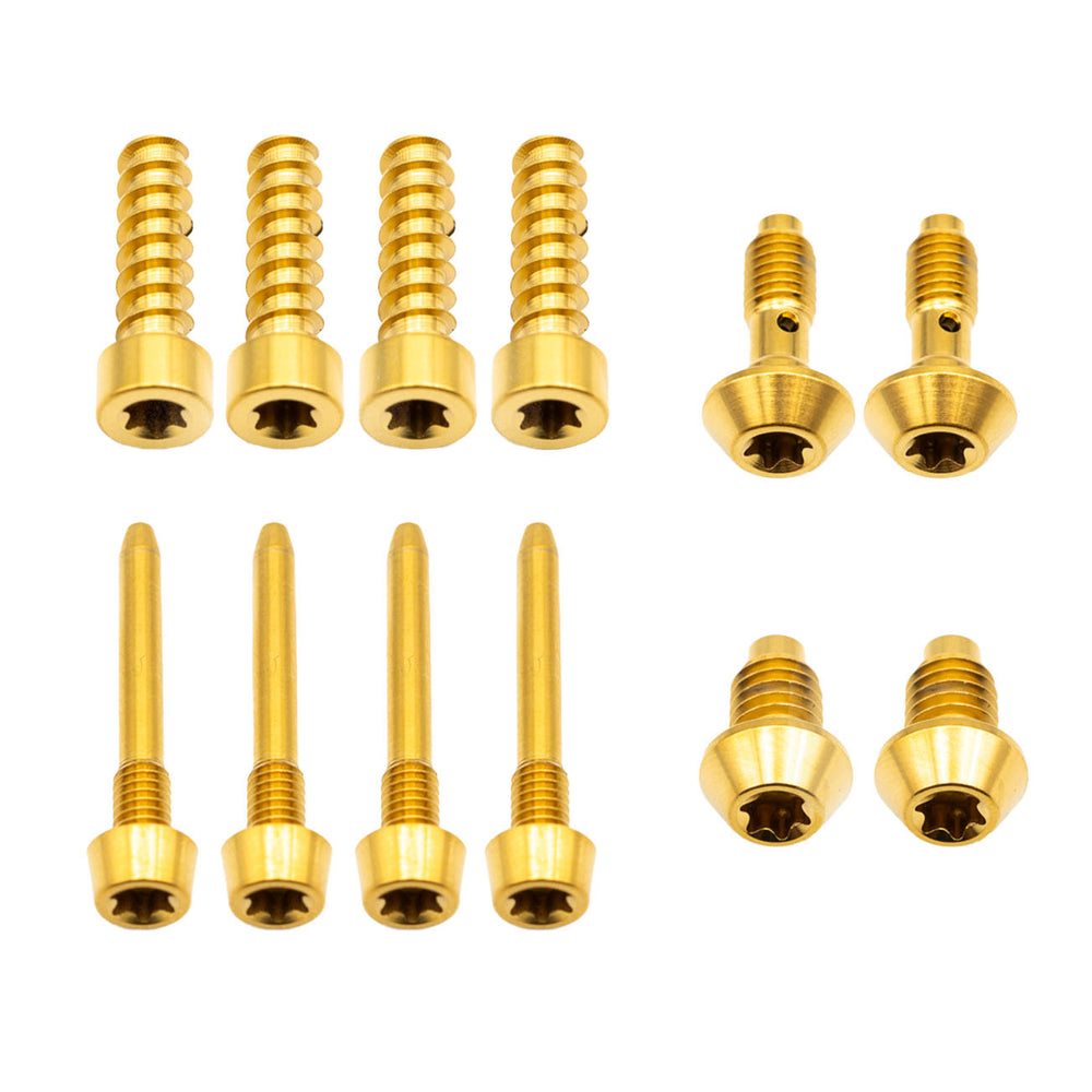 Better Bolts Magura MT7 Ti Bolt Kit, Gold