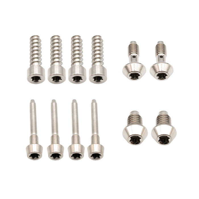 Better Bolts Magura MT7 Ti Bolt Kit, Silver