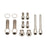 Better Bolts TRP DHR EVO Brake Bolt, Silver, 12/Count