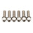 Better Bolts Deity Copperhead Ti  Stem Bolt Kit, Silver, 6/Count