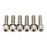 Better Bolts Industry Nine Ti Stem Bolt Kit, Silver, 6/Count