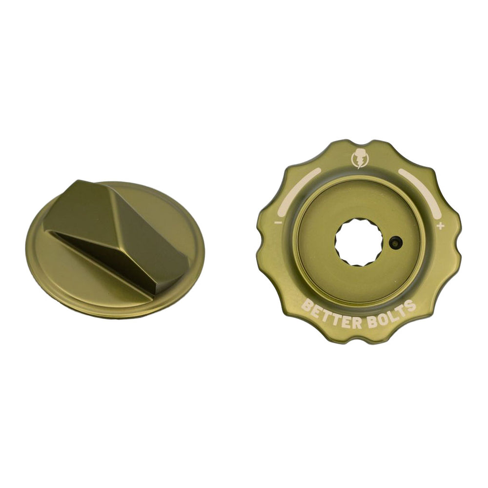 Better Bolts Fork Caps, Fox Grip2/GripX2/GripX 34, ODGreen