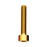 Better Bolts Headset Top Cap Ti Bolt, Gold, 1/Count
