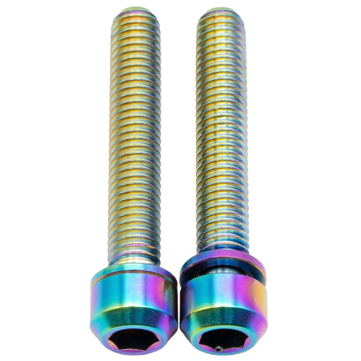 Better Bolts Enve Seat Post Clamp Ti Bolt Kit, Rainbow, 2/Count