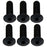 Better Bolts Titanium Water Bottle Cage Bolts, 15mm, Black, 6/Count