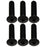 Better Bolts Titanium Water Bottle Cage Bolts,20mm, Black, 6/Count