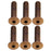 Better Bolts Titanium Water Bottle Cage Bolts,20mm, Copper, 6/Count