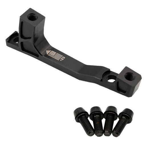 Freedom Coast Post Mount Brake Adapter, 200mm,+23, Black