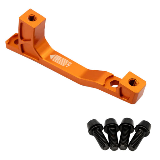 Freedom Coast Post Mount Brake Adapter, 200mm,+23, Orange