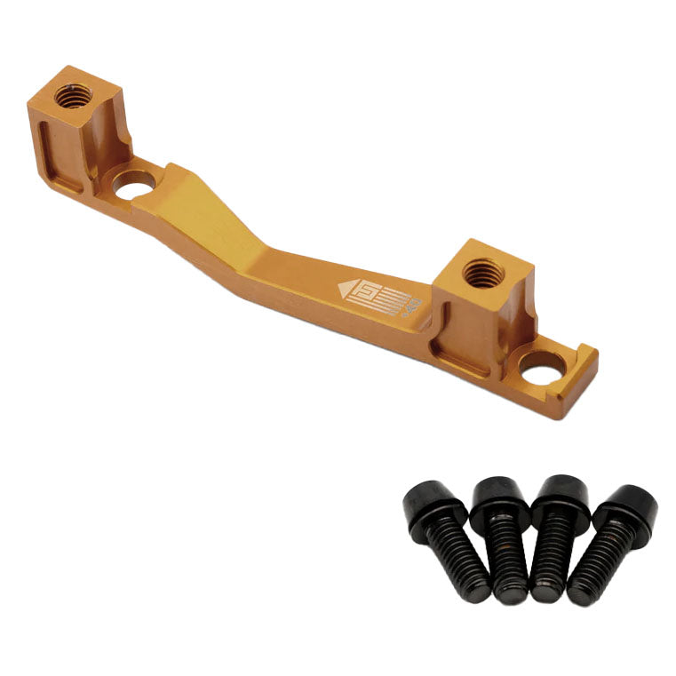 Freedom Coast Post Mount Brake Adapter, 160/180mm,+40, Champagne