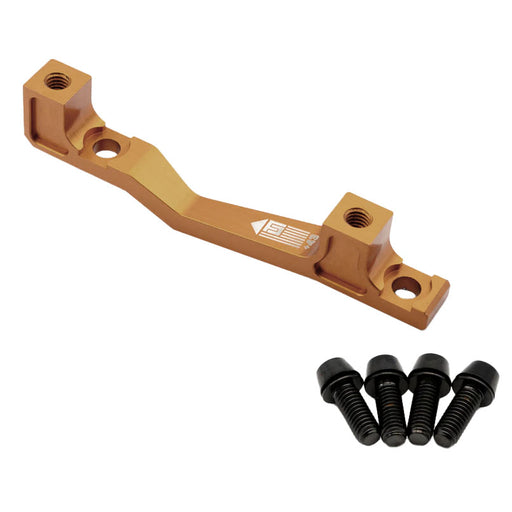 Freedom Coast Post Mount Brake Adapter, 160/180mm,+43, Champagne