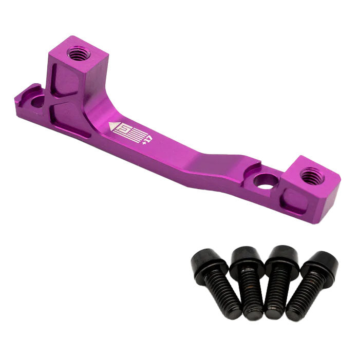 Freedom Coast Post Mount Brake Adapter, 200mm,+17, Purple