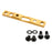 Freedom Coast Flat Mount Brake Adapter, Front, 0/+20, Gold