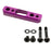 Freedom Coast Flat Mount Brake Adapter, Rear, 27mm Bolts,+20, Purple