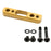 Freedom Coast Flat Mount Brake Adapter, Rear, 27mm Bolts, +20,Gold