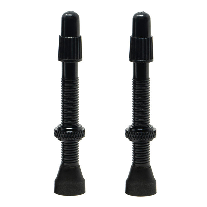 Industry Nine Tubeless Presta Valve Stem, 50mm, Pair, Black