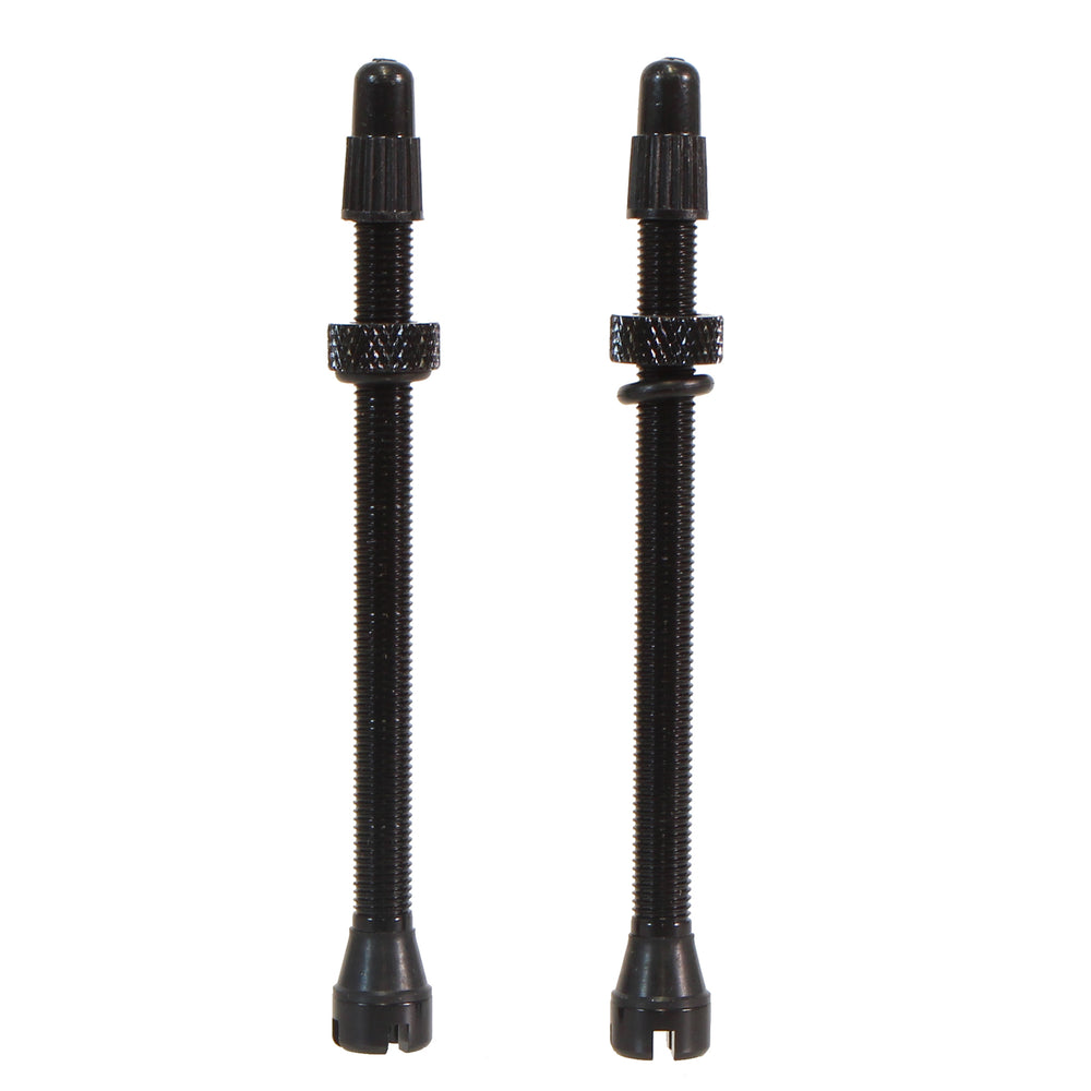 Industry Nine Tubeless Presta Valve Stem, 80mm, Pair, Black