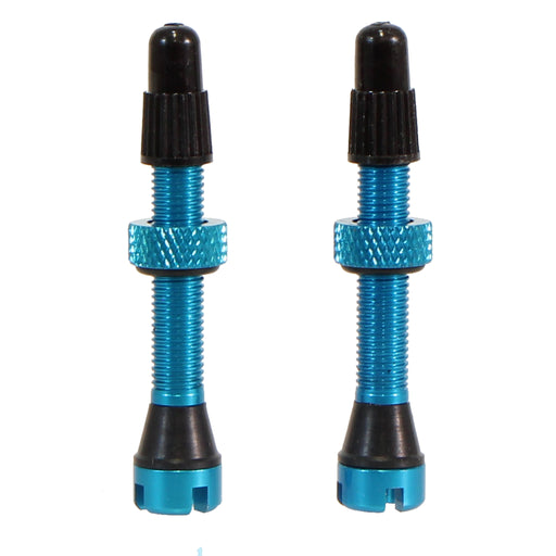 Industry Nine Tubeless Presta Valve Stem, 40mm (Pair) - Turquoise