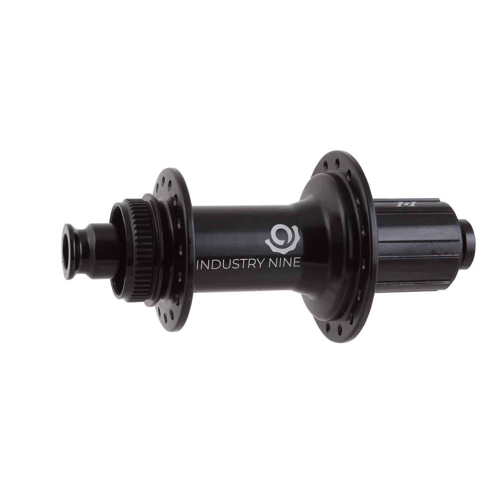 Industry Nine 1/1 Classic Rear Hub - 12 x 142mm, Center-Lock, HG 11 MTN, Black, 28H