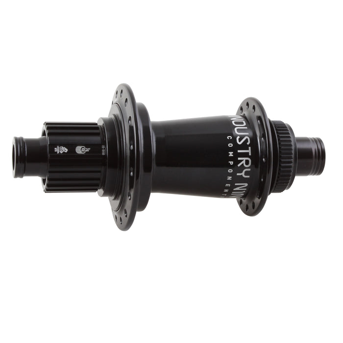 Industry Nine Rear CL Hub, 12x148 Boost, Microspline HG+ 32h- Black