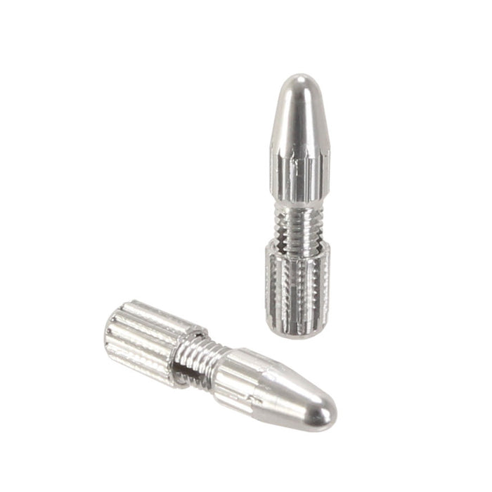 Yokozuna Crimp-Free Locking Cable Tip, Brake - Silver Pair